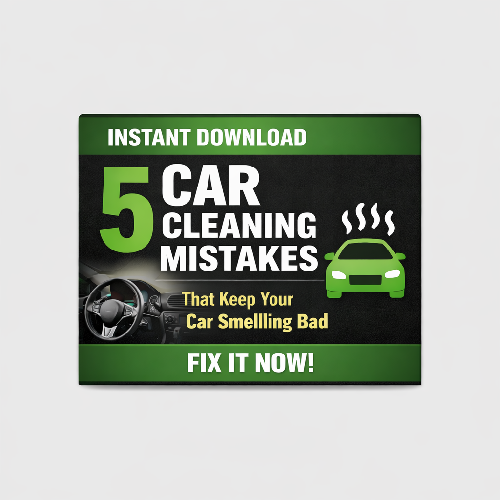 5 Car Cleaning Mistakes That Keep Your Car Smelling Bad
